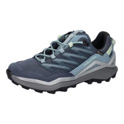 Półbuty LOWA MADDOX PRO GTX LO Ws. Niebieskie buty trekkingowe Lowa, z gore-texu, bez zapięcia. Za 825.80 zł.