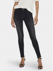 ONLY Jeansy Blush 15157997 Czarny Skinny Fit. Czarne jeansy ONLY, m, bez wzorów, z bawełny. Za 179.99 zł.