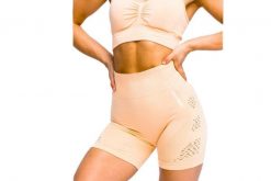 Spodenki sportowe damskie California Cute Shorts. Brązowe szorty sportowe Gym Hero, bez wzorów, z elastanu, na fitness i siłownię. Za 79.99 zł.