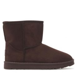 Śniegowce Jenny Fairy. Brązowe śniegowce Jenny Fairy, bez wzorów, bez zapięcia. Za 119.99 zł.