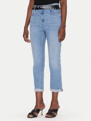 Liu Jo Jeansy UA5019 D4811 Niebieski Straight Fit. Niebieskie jeansy Liu Jo, bez wzorów, z bawełny. Za 539.99 zł.