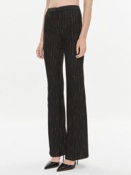 Pinko Spodnie materiałowe Hulka 100054 A1AQ Czarny Wide Leg. Czarne spodnie materiałowe Pinko, bez wzorów, z materiału. Za 589.99 zł.