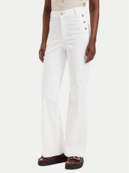 Guess Jeansy W6GA0P W2440 Biały Regular Fit. Białe jeansy Guess, z aplikacjami, z bawełny. Za 524.99 zł.
