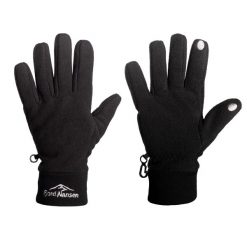 Rękawice turystyczne unisex Fjord Nansen WIND SMART wiatroszczelne. Czarne rękawiczki Fjord Nansen, bez wzorów, z poliesteru, sportowe. Za 129.99 zł.