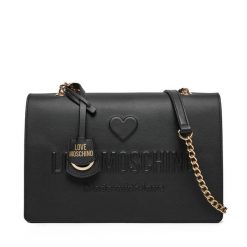 Torebka LOVE MOSCHINO. Czarne torebki klasyczne Love Moschino, bez wzorów, klasyczne, bez dodatków. Za 609.99 zł.