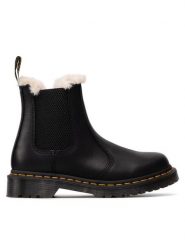 Dr. Martens Sztyblety 2976 Leonore 21045001 Czarny. Czarne botki Dr Martens, bez wzorów, ze skóry, bez obcasa, na płaskiej podeszwie, bez zapięcia. Za 939.99 zł.