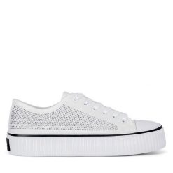 Trampki Beverly Hills Polo Club. Białe trampki Beverly Hills Polo Club, bez wzorów, bez zapięcia. Za 169.99 zł.