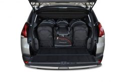 Torby Do Bagażnika Peugeot 3008 2009-2016 4Szt Kjust. Czarne torby podróżne KJUST, bez wzorów, z kauczuku. Za 1,203.00 zł.