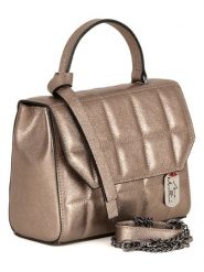 Anna Morellini Skórzana torebka "Sienna" w kolorze brązowym - 23 x 19 x 12 cm rozmiar: onesize. Brązowe torebki klasyczne Anna Morellini, bez wzorów, z materiału, przez ramię, pikowane, bez dodatków. Za 260.99 zł.