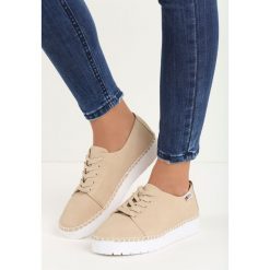 Beżowe Półbuty Tinti. Półbuty wsuwane marki Born2be. Za 49.99 zł.