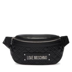 Nerka LOVE MOSCHINO. Czarne nerki i saszetki Love Moschino, bez wzorów, bez dodatków. Za 679.99 zł.