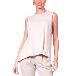 Koszulka turystyczna damska Superdry Flex Loose Open Back. Brązowe t-shirty sportowe Superdry, s, bez wzorów, z bawełny, bez ramiączek. Za 114.00 zł.