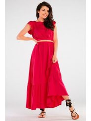 Awama Bluzka w kolorze różowym rozmiar: S/M. Różowe bluzki Awama, m, bez wzorów, bez kołnierzyka, bez ramiączek. Za 119.99 zł.