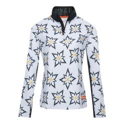 Bluza narciarska Damska Gareth & Lucas The One Hundred and Twelve. Białe bluzy bez kaptura GARETH & LUCAS, na zimę, bez wzorów, z elastanu, bez kaptura, narciarskie. Za 229.99 zł.