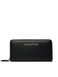 Valentino Portfel Brixton VPS7LX155 Czarny. Czarne portfele Valentino, bez wzorów, ze skóry. Za 199.99 zł.
