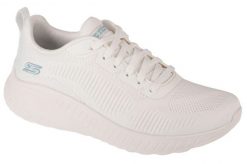 Buty do chodzenia damskie Skechers 117209SAGE. Białe buty treningowe Skechers, bez wzorów, z materiału, bez zapięcia, trekkingowe. Za 257.55 zł.