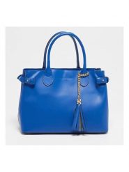 Christian Laurier Skórzana torebka "Anita" w kolorze niebieskim - 32,5 x 23 x 15,5 cm rozmiar: onesize. Niebieskie torebki klasyczne Christian Laurier, bez wzorów, z materiału, przez ramię, bez dodatków. Za 352.43 zł.