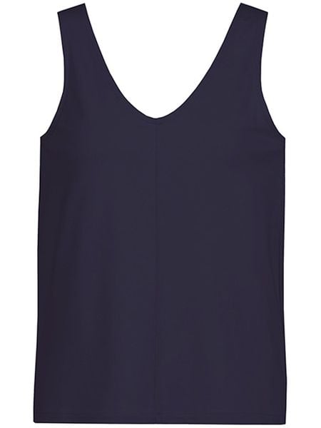 Herrlicher Top "Vala" w kolorze granatowym rozmiar: XL. Niebieskie topy Herrlicher, xl, bez wzorów, bez kołnierzyka, bez ramiączek. Za 81.95 zł.