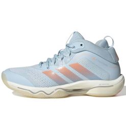 Buty Do Siatkówki Adidas Sport Crazyflight 7 Mid W Damskie. Niebieskie buty treningowe adidas, bez wzorów, z materiału, bez zapięcia, do siatkówki. Za 687.00 zł.