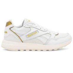 Buty treningowe damskie Reebok GL1000. Białe buty treningowe Reebok, bez wzorów, bez zapięcia. Za 153.00 zł.