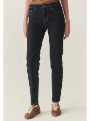 TATUUM Dżinsy - Slim fit - w kolorze granatowym rozmiar: 40. Niebieskie jeansy Tatuum, z aplikacjami, ze skóry, klasyczne. Za 219.95 zł.