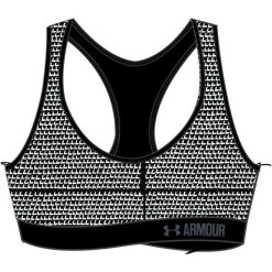 Under Armour Biustonosz Sportowy Armour Mid Bra Printed Black Black Stealth Gray Xs. Bielizna termoaktywna damska marki Under Armour. W wyprzedaży za 79.00 zł.