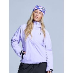 Kurtka narciarska damska - Arctic 2L ocieplana - liliowa. Fioletowe kurtki narciarskie POEDERBAAS, na zimę, l, bez wzorów, z poliesteru, bez kaptura, narciarskie. Za 915.52 zł.