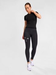 Damskie legginsy Hummel Active Court HW. Czarne legginsy Hummel, bez wzorów, z dżerseju, eleganckie. Za 286.00 zł.