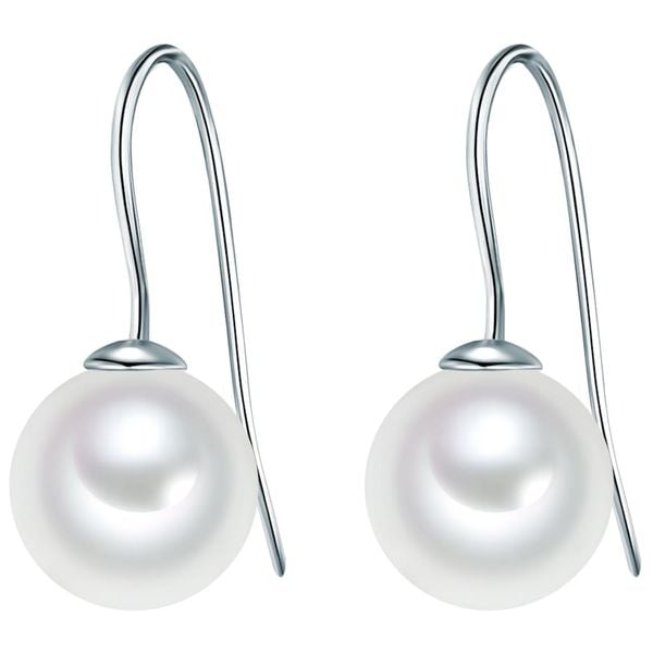 Rafaela Donata Kolczyki wiszące srebrne srebro wysokiej próby Perła naturalna srebrny 1 ct Damski. Szare kolczyki Rafaela Donata, z perłą, srebrne. Za 149.99 zł.