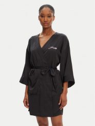 Juicy Couture Szlafrok JCLRB125513 Czarny. Czarne szlafroki damskie Juicy Couture, l, bez wzorów, z syntetyku, bez ramiączek. Za 239.99 zł.