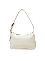 Calvin Klein Torebka Hardware Handle Mini Bag K60K613027 Écru. Torebki klasyczne Calvin Klein, bez wzorów, ze skóry, bez dodatków. Za 249.99 zł.