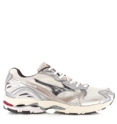 Buty Mizuno Wave Rider 10 Białe/Czarne/Czerwone. Białe buty treningowe Mizuno, bez wzorów, z materiału, bez zapięcia, mizuno wave. Za 714.80 zł.