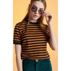 Bluzka w paski - Granatowy. Bluzki marki Cropp. Za 49.99 zł.