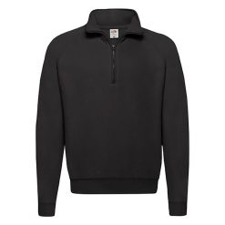 Bluza Fruit Of The Loom Classic Zip Neck Adult Czarna. Czarne bluzy fruit of the loom, s, bez wzorów, z bawełny, klasyczne, bez ramiączek, bez kaptura. Za 184.99 zł.