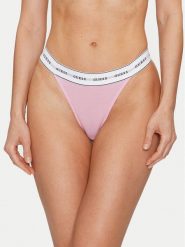 Guess Figi brazylijskie Carrie O2BE04 KBBU1 Kolorowy. Figi Guess, z aplikacjami, z bawełny. Za 49.99 zł.