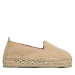 Espadryle Manebi. Brązowe espadryle Manebi, bez wzorów, bez obcasa. Za 599.99 zł.