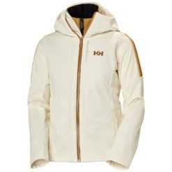 Damska kurtka narciarska z kapturem Helly Hansen Avanti Softshell. Białe kurtki przejściowe sportowe Helly Hansen, na zimę, bez wzorów, z softshellu, z kapturem, narciarskie. Za 1,999.00 zł.