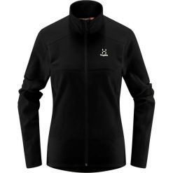 Bluza polarowa damska Buteo Mid. Czarne bluzy bez kaptura Haglöfs, bez wzorów, z polaru, bez kaptura, trekkingowe. Za 300.00 zł.
