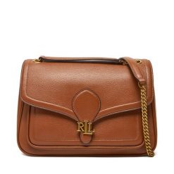 Torebka LAUREN RALPH LAUREN. Brązowe kopertówki Lauren Ralph Lauren, bez wzorów, wizytowe, bez dodatków. Za 1,999.00 zł.