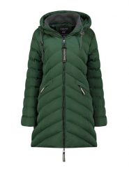 Canadian Peak Płaszcz zimowy "Clarisseak" w kolorze zielonym rozmiar: S. Zielone płaszcze Canadian Peak, na zimę, s, bez wzorów, z puchu, bez kaptura. Za 324.26 zł.