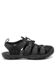 Keen Sandały Clearwater Cnx 1020662 Czarny. Czarne sandały Keen, bez wzorów, z materiału, sportowe, bez obcasa, bez zapięcia. Za 349.00 zł.