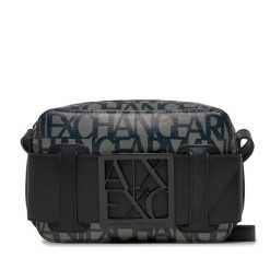 Torebka Armani Exchange. Czarne listonoszki Armani Exchange, bez wzorów, bez dodatków. Za 589.99 zł.