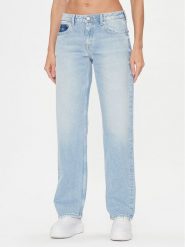 Tommy Jeans Jeansy Sophie DW0DW16092 Niebieski Straight Fit. Niebieskie jeansy Tommy Jeans, bez wzorów, z bawełny. Za 299.99 zł.