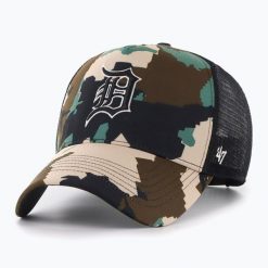 Czapka z daszkiem 47 Brand Detroit Tigers Digital Star Offside Dt. Brązowe czapki z daszkiem 47 Brand, bez wzorów, retro. Za 129.99 zł.