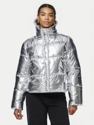 Pieces Kurtka zimowa Namie 17151539 Srebrny Regular Fit. Szare kurtki Pieces, na zimę, s, bez wzorów, z syntetyku, bez kaptura. Za 219.99 zł.