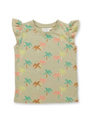 Sense Organics Top "Nana" w kolorze khaki rozmiar: 110. Brązowe topy Sense Organics, bez wzorów, z bawełny, bez kołnierzyka, bez ramiączek. Za 39.68 zł.