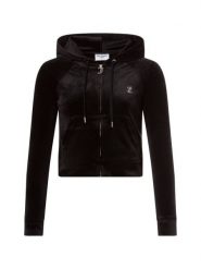 Juicy by Juicy Couture kurtka z kapturem - Madison Kobiety czarny, S. Czarne kurtki Juicy by Juicy Couture, s, bez wzorów, klasyczne, z kapturem. Za 299.95 zł.