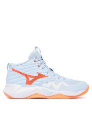 Mizuno Buty halowe Wave Momentum Pro Mid V1GC2545 Niebieski jasny. Niebieskie buty treningowe Mizuno, bez wzorów, z materiału, bez zapięcia. Za 489.99 zł.
