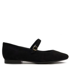 Baleriny Ryłko. Czarne baleriny Ryłko, bez wzorów, bez obcasa, bez zapięcia. Za 339.99 zł.