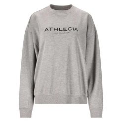 Damska bluza z dekoltem Athlecia Atkins. Fioletowe bluzy bez kaptura Athlecia, bez wzorów, bez kaptura. Za 168.00 zł.